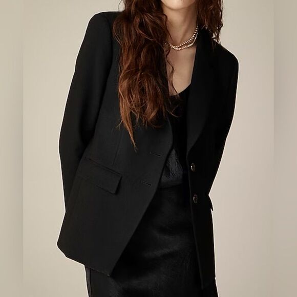 J.Crew Tall Madelyn blazer in four-season stretch NWT Size T12 - Picture 1 of 12